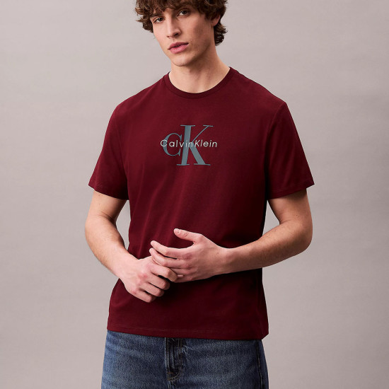 Calvin Klein Ανδρική κοντομάνικη μπλούζα Monogram Logo Tee